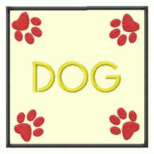 Abstract Dog Quilt Blocks 6 in