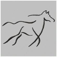 Abstract Horse 4x4