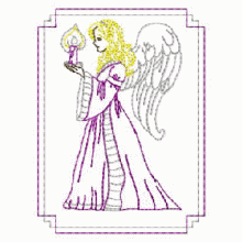 Angel Cards With Borders