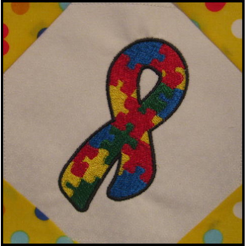 Autism Ribbon 4x4