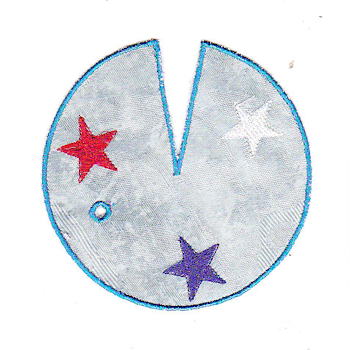 Drink Topper Stars Applique