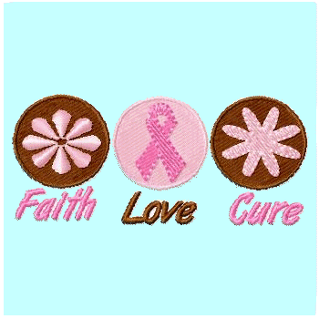 Faith Love Cure 3 Sizes