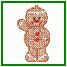 Gingerbread Man With Accessories FSL