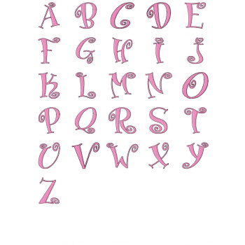 Boingo Plain Alphabet 2x2