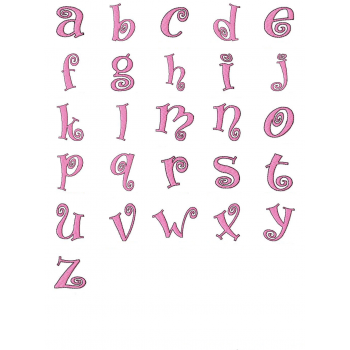 Boingo Plain Alphabet 2x2