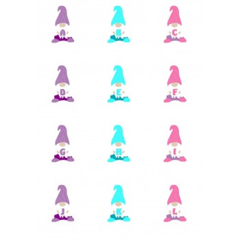 Spring Gnome Alphabet