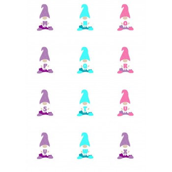 Spring Gnome Alphabet