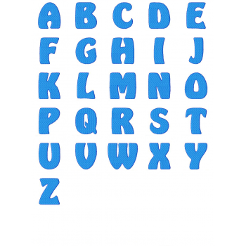 Vagabon Alphabet Upper Case 2in