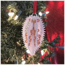 3D FSL BBL Christmas Bulb Ornament