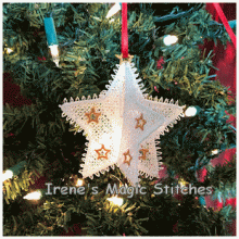 3D FSL BBL Christmas Star 2 Ornament