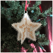 3D FSL BBL Christmas Star Ornament