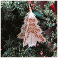 3D FSL BBL Christmas Tree 1 Ornament