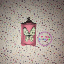 3D Butterfly ITH 1 Oz. Sanitizer Case 4x4