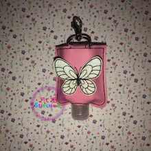 3D Butterfly ITH 2 Oz. Sanitizer Case 5x7