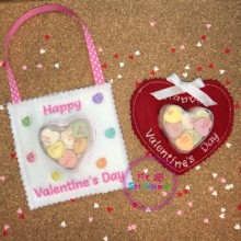Valentine Heart Candy Cup ITH Holder Set 1
