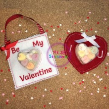 Valentine Heart Candy Cup ITH Holder Set 3