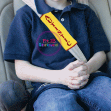 Autistic ITH Seat Belt Wrap 5x7
