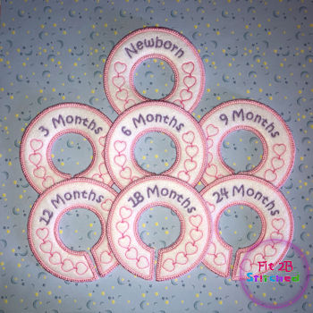 Baby Girl Closet Divider Ring ITH