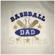 Baseball Dad 4x4-5x7