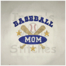 Baseball Mom-Mum 4x4-5x7