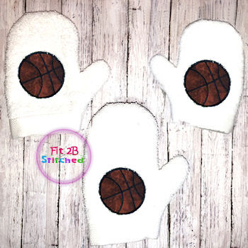 Basketball Bath Mitt ITH 5x7