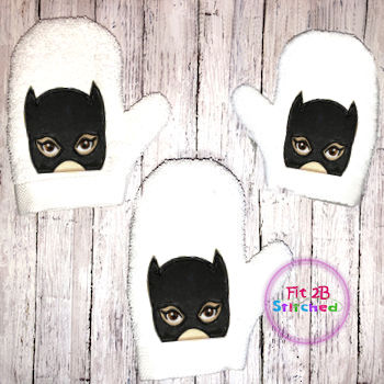 Bat Gal Bath Mitt 3 Sizes