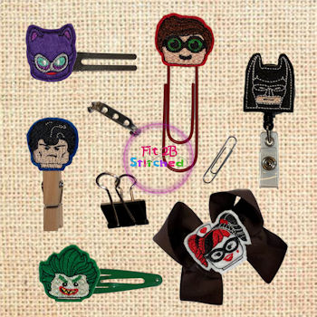 Batblock ITH Feltie Set 2