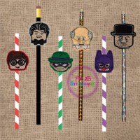 Batblock ITH Pencil-Straw Buddy Set 2
