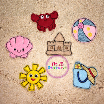 Beach Feltie ITH Set 1