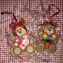 Bear Valentine ITH Candy Holder