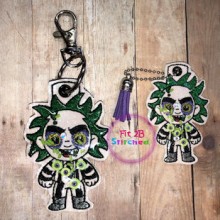 Beetlejuice ITH Shaker Tag 2 Sizes