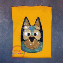 Blue Flasher Appl. 2 Sizes