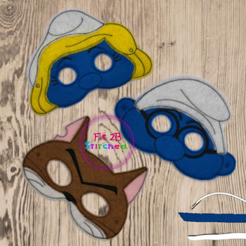 Blue Friends ITH Kid Mask Set 1