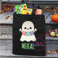 Boo Ghost Appl 2 Sizes