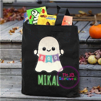 Boo Ghost Appl 2 Sizes