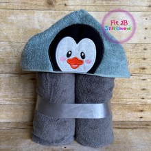 Boy Penguin Towel Hoodie