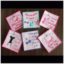 Bras For A Cause Coasters 4x4
