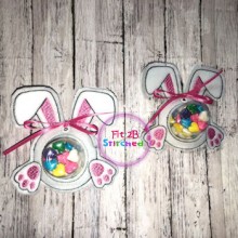 Bunny Bottom ITH Candy Cup Holder 2 Sizes
