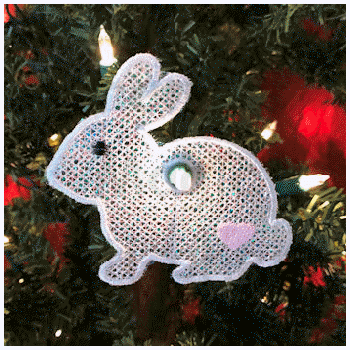 Bunny FSL String Light Ornament