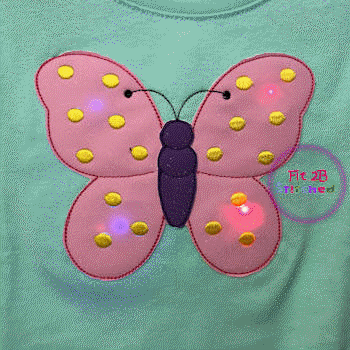 Butterfly Flasher Appl. 2 Sizes