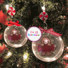 Candy Gingerbread Floating FSL Orn 2 Sizes