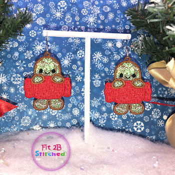 Candy Gingerbread FSL Earring Set