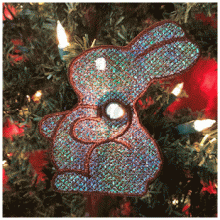 Choc Bunny FSL String Light Ornament