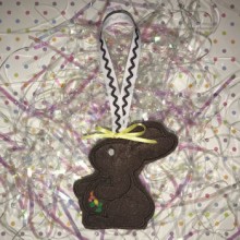Choc. Bunny ITH Candy Holder