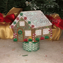 Christmas House FSL Tea Light Orn Wrap 4x4
