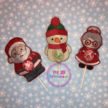 Christmas ITH Sucker Buddy Set 1