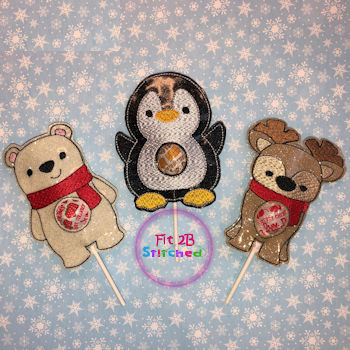 Christmas ITH Sucker Buddy Set 2