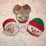 Christmas ITH Sucker Buddy Set 4