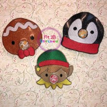 Christmas ITH Sucker Buddy Set 5