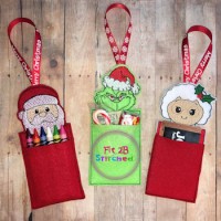 Christmas ITH Treat Pocket Set 1